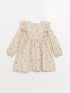 LC Waikiki Crew Neck Floral Baby Girl Dress